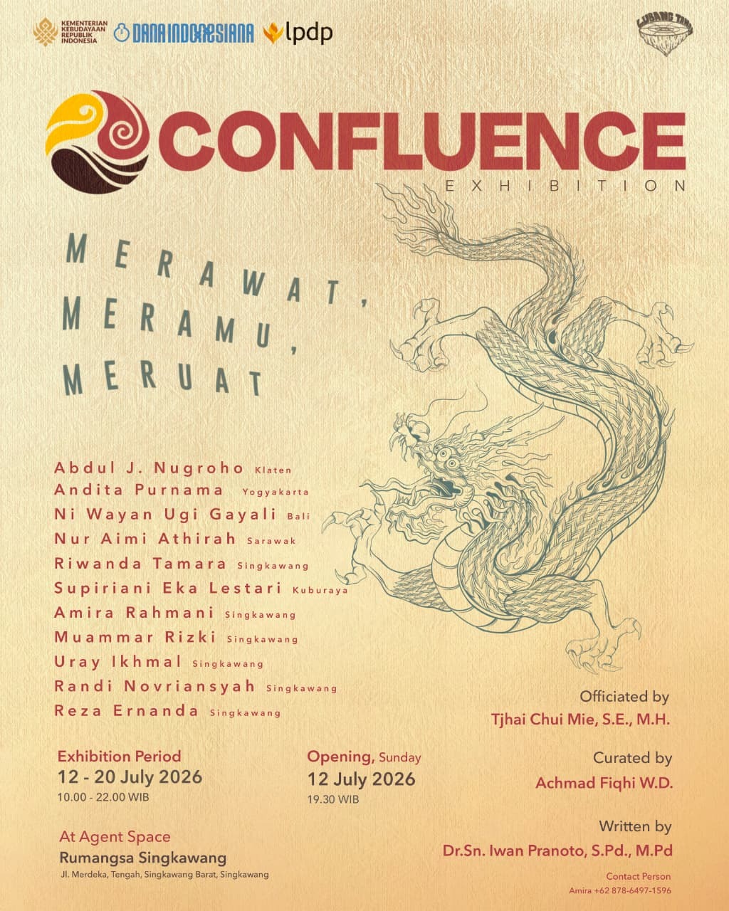 Mini Residensi Confluence Dorong Eksplorasi dan Pertukaran Gagasan Enam Seniman dalam Merespon Keramik