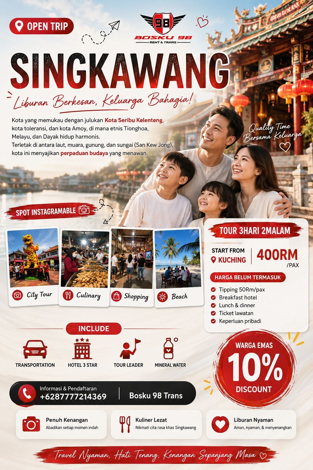 OPEN TRIP SINGKAWANG